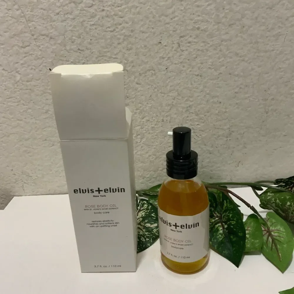 Elvis + Elvin Rose Of Winter Body Oil 110ml Womens Skin Care NIB